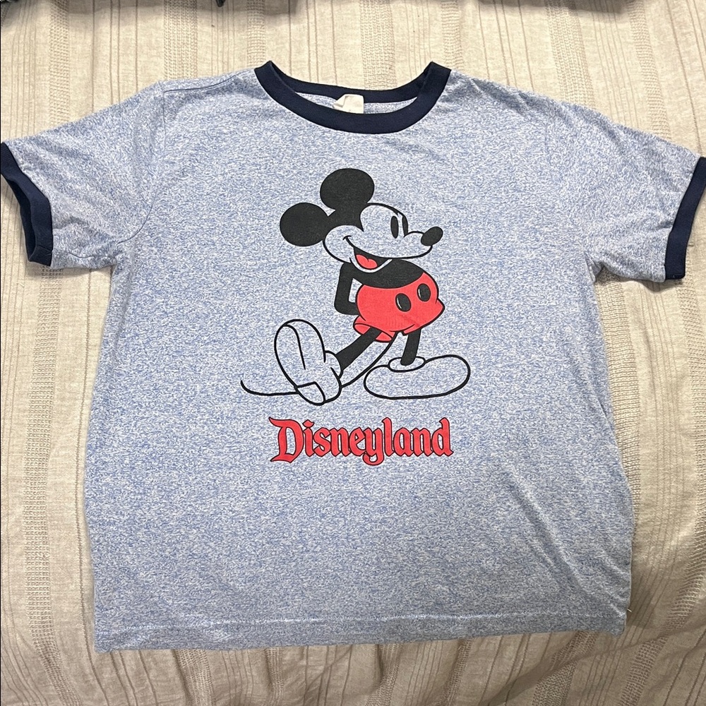 Disney Kids Mickey Mouse Heathered Blue T-Shirt